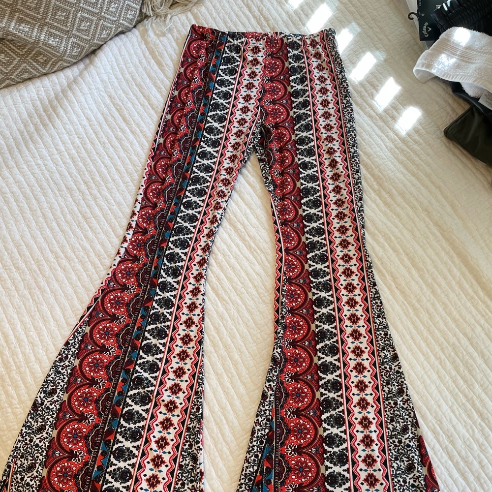 Boho Flare Pants. Size Small.